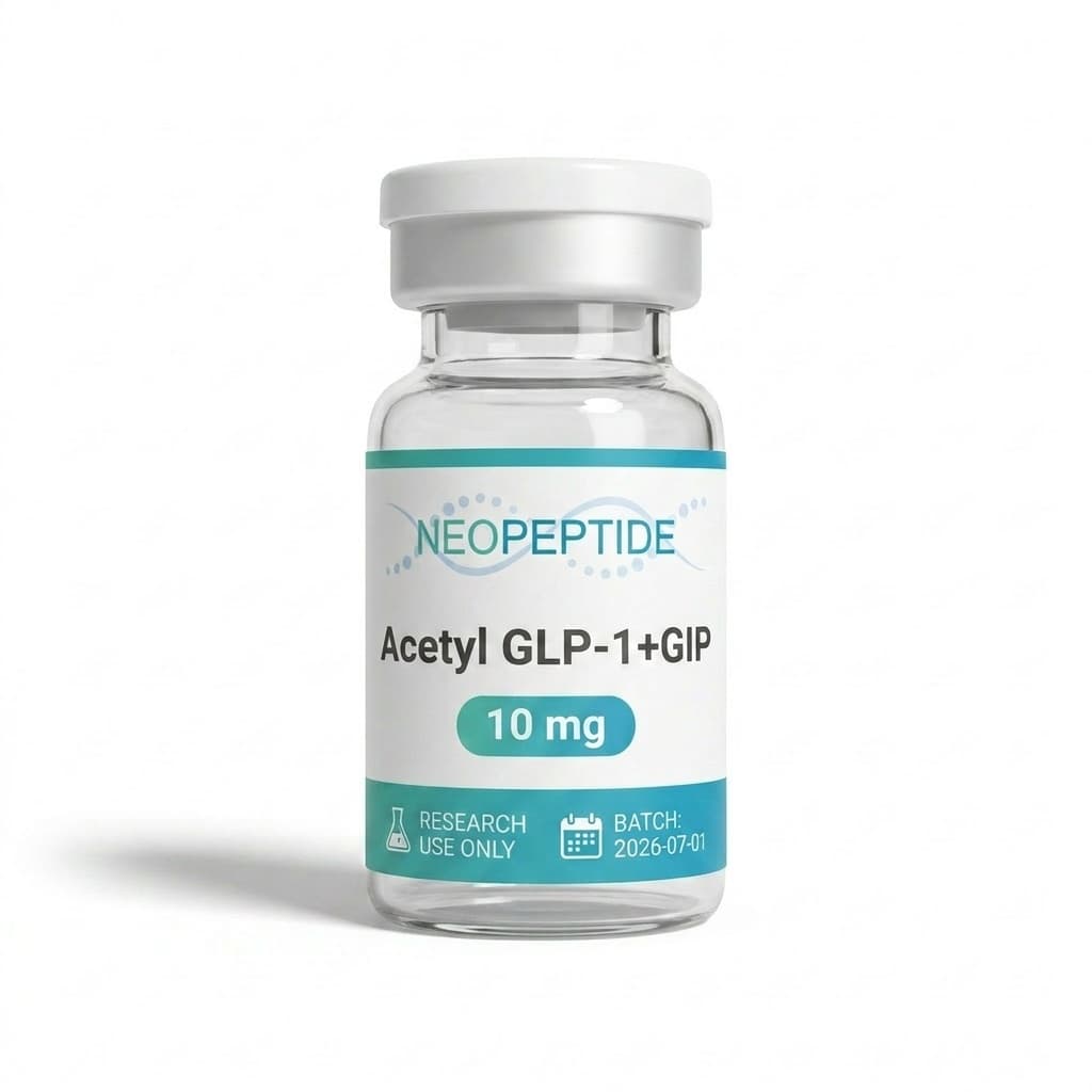 Acetyl GLP-1+GIP Ampulle, hochreines Inkretin-Hybrid-Forschungspeptid