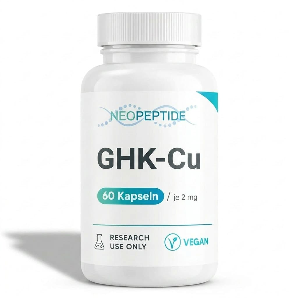 GHK-Cu Kapseln (60 Stück), Kupfer-Tripeptid für Haut & Regeneration