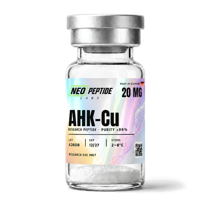 AHK-Cu Ampulle, hochreines Kupfer-Tripeptid-Forschungspeptid