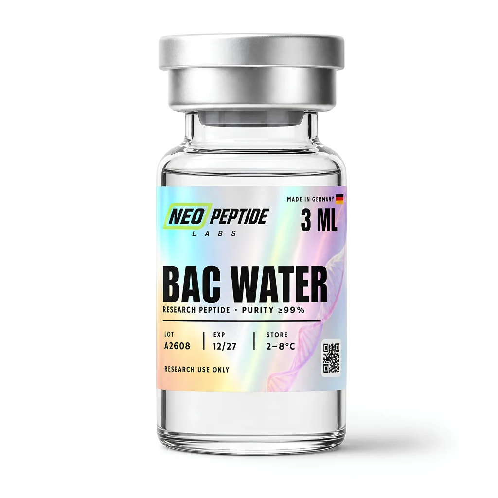 Bakteriostatisches Wasser - steriles Lösungsmittel zur Rekonstitution von Forschungspeptiden